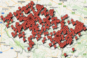 Mapa našich spokojených zákazníků