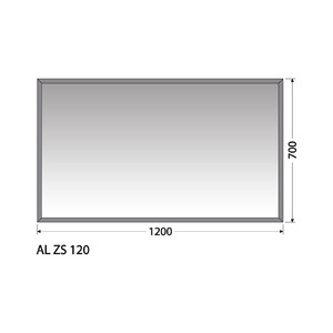 Zrcadlo Intedoor AL ZS 120