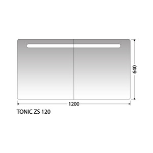 Zrcadlová skříňka Intedoor Tonic ZS 120