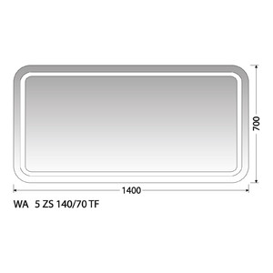 Zrcadlo Intedoor WA5 ZS 140/70 TF