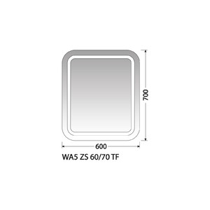 Zrcadlo Intedoor WA5 ZS 60/70 TF