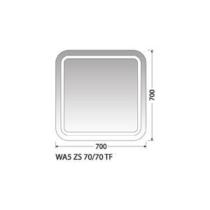 Zrcadlo Intedoor WA5 ZS 70/70 TF