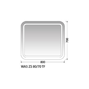 Zrcadlo Intedoor WA5 ZS 80/70 TF